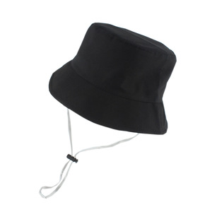 Sombrero de Pescador Unisex de Color Sólido con Correa Ajustable, Estilo Casual para Exteriores, Primavera/Verano, para Adultos, en Lona de Poliéster - Product Image 2