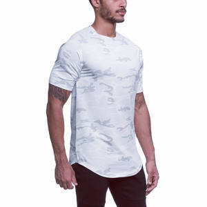 Camiseta de algodón de manga corta con cuello en V para hombre, corte regular, color azul marino, informal, tejido de punto. - Product Image 4
