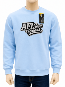 เสื้อฮู้ดสีฟ้าอ่อนสำหรับผู้ชาย ทรงโอเวอร์ไซส์ สีพื้น ผ้าฝ้าย/ใยไผ่บุซับใน เนื้อนุ่ม สวมใส่สบาย เหมาะสำหรับฤดูหนาว - Product Image 4