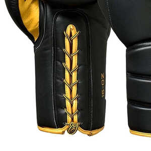 Gants de boxe à lacets OEM, nouveau modèle, dernière collection, fermeture à lacets au poignet, pour sparring et entraînement, gants de kickboxing CP-BG-50 - Product Image 5