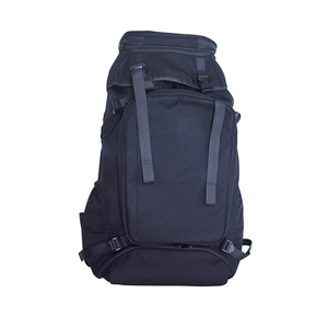 Mochila de Senderismo Negra Ligera de Nailon para Exteriores, Sistema de Espalda Ergonómico, Softshell Unisex, Bolsas de Viaje para Deportes y Camping - Product Image 1