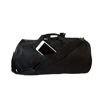Sac de sport Rouse Sports personnalisé, grand format, robuste, imperméable, en polyester Oxford noir, pour hommes, capacité 30-40L