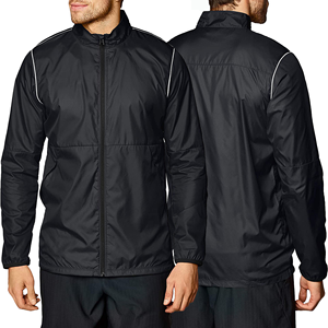 Men's Windproof Racer <b>Jacket</b> Solid Color Polyester Zipper Closure Stand Collar Casual Autumn Wear Regular Fit - Product Image 3