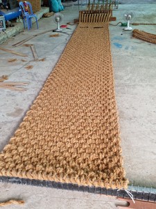 <b>Coir</b> Fiber Mat 10m <b>Roll</b> For Landscape and Construction <b>Matting</b> Coco Fiber Mat Erosion Control Blanket from Vietnam Factory - Product Image 4
