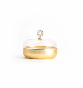 Premium Metal Casserole Dish Pot with Glass Lid Decorative Serving Pots for <b>Dining</b> <b>Table</b> Kitchen Wedding Serveware - Product Image 4