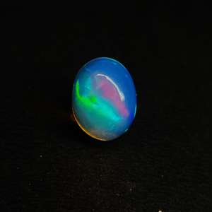 Natural Ethiopian Fire <b>Opal</b> Cabochon Oval Gemstone Wholesale Loose <b>Opal</b> Jewelry Making Stone - Product Image 4