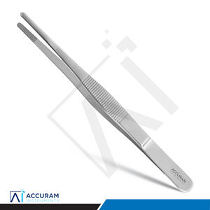 Pinzas de Acero Inoxidable Accuram, Pinzas de Presión de 2.2 mm con Punta Serrada, Pinzas Quirúrgicas Dentales, Pinzas de Tejido para Dedos, Instrumento Médico con Certificación CE - Product Image 1