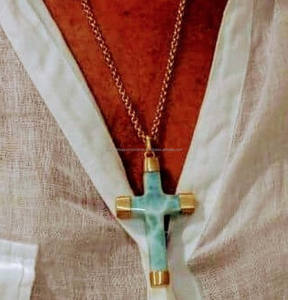 Bijoux les plus chauds coeur forme Rose Quartz pierre collier 10 mm de taille 925 argent plaqué or lunette ensemble collier cadeau pour elle - Product Image 5