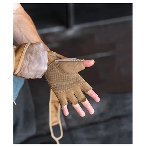 Gants de sport unisexes en cuir pour la musculation, demi-doigts, pour la gym et l'entraînement intensif - Product Image 4