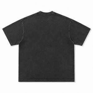 Camiseta Oversize para Hombre 100% Algodón con Gráfico de Corazón Sagrado Gótico, Diseño Artístico de Moda, Estampado DTG, Estilo Urbano, Ajuste Holgado y Tejido Pesado - Product Image 3