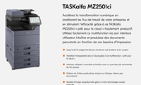 Photocopieur multifonction laser couleur A3 neuf TASKalfa MZ4001i 5001i 6001i