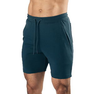 Shorts de sport décontractés pour hommes, nouvelle conception, logo personnalisé, été, coton, taille élastique, shorts de course unis avec poche - Product Image 1