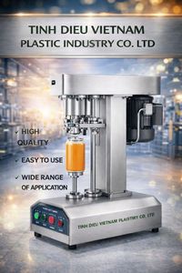 Máquina Selladora por Inducción Semiautomática Plateada de Fábrica Vietnamita para Botellas y Frascos de PET con Motor, Lista para Enviar al Sudeste Asiático - Product Image 2