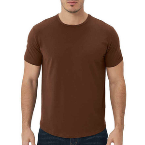 T-shirt long pour homme en coton doux et respirant, coupe longue, tendance, décontracté, streetwear, impression personnalisée, vente en gros, OEM, ODM - Product Image 1