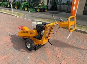 เครื่องบดตอไม้ LASKI F360SW มือสอง ใช้เชื้อเพลิงเบนซิน ขนาด 14 นิ้ว พร้อมระบบแกนหมุนกลางและเกียร์เพื่อการใช้งานที่ลดความเมื่อยล้า - Product Image 5