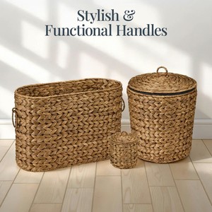 Nouvelle collection d'accessoires de salle de bain naturels du Vietnam – Rotin et bambou, vente en gros OEM/ODM - Product Image 5