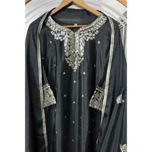 Beau costume de travail à broderie à l'aiguille Zari pour femmes pour les fêtes - Product Image 1