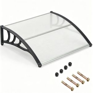 Tenda da Patio Moderna Impermeabile 39" X 30" con Barre in Alluminio UPF 50+ Funzionamento Manuale - Product Image 1
