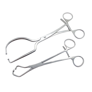 Grip Surgical <b>Plate</b> Locking Half <b>Ring</b> Forceps Ball Orthopedic Surgical Instrument Stainless Steel Bone <b>Plate</b> Holding Clamp - Product Image 1
