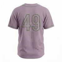 Maillot de baseball respirant pour hommes, vêtements de sport légers, idéal pour l'entraînement et les entraînements d'équipe, maillot de baseball