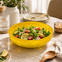 Bol en résine polie fait main au design moderne et luxueux, non toxique et durable pour le service des aliments à la maison, au restaurant et à l'hôtel