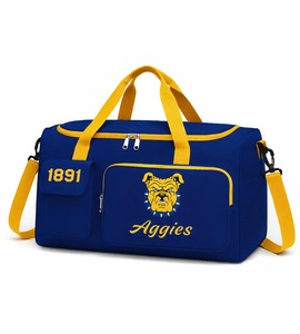 Bolsa de Viaje Deportiva de Moda HBCU North Carolina A&T, Bolsa de Gimnasio y Fin de Semana de Gran Capacidad NC A&T, Ropa Universitaria - Product Image 1