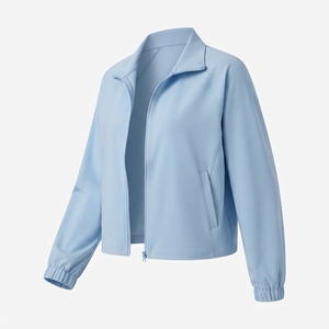Trendy Yoga <b>Jacket</b> Women Soft Stretch Full Zip Athletic <b>Jacket</b> Comfortable Gym <b>Workout</b> Clothing Sportswear Top - Product Image 3