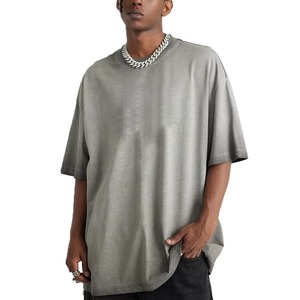 Camiseta de Hombre, Corte Cuadrado, Lavado a la Piedra, Poliéster y Algodón, Cuello Redondo, Manga Corta, Estilo Casual, Oversize, Streetwear, Disponible en Varias Tallas - Product Image 3