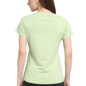 Camiseta de Algodón para Mujer, Diseño Personalizado, Transpirable, Ecológica, Servicio OEM, Estilo Veraniego con Colores y Tallas Personalizadas - Product Image 5