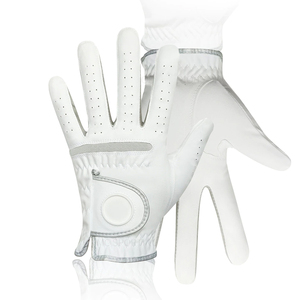 Guantes de Golf de Piel Genuina para Deportes al Aire Libre, Personalizados, Duraderos, Transpirables, Antideslizantes, con Cierre de Gancho y Bucle, Precio al por Mayor - Product Image 4