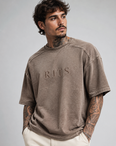Camiseta de Algodón Lisa para Hombre, Talla Grande, Cuello Redondo, Corte Regular, Transpirable, Ecológica, Antiarrugas, Precio al por Mayor 2026 - Product Image 6