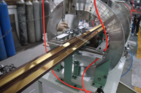 Vente chaude Turquie Inde PS Soffite Panneau mural cannelé Ligne de production d'extrusion