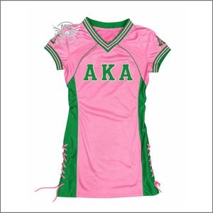 Women's Pink Green V-Neck Short Sleeve Lace Up Sport Shirt Polyester Moisture Wicking Spring Summer Casual Wear - Product Image 1