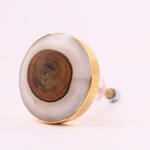 Wood Resin Door Knobs Cabinet/Drawer/<b>Wardrobe</b> Furniture Handles-Modern Design Eco-Friendly Durable Polished Customizable <b>Low</b> - Product Image 5