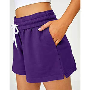 Shorts para Mujer, Precio al por Mayor, Logotipo Personalizado, Shorts Deportivos de Moda, Transpirables, de Algodón, Casuales, para Gimnasio - Product Image 2