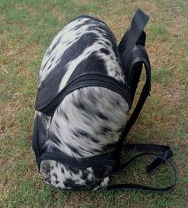 Stylish Leather Hair On Backpack Cowhide Travel Laptop Rucksack Vintage School Bag Durable Handmade LHBP-0039 - Product Image 2