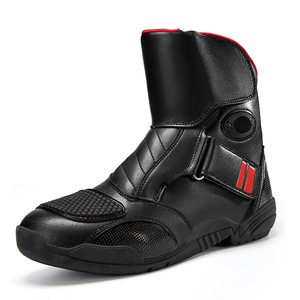 Botas de Motociclismo Bigwood Sports Diseño 2026 para Hombre y Mujer, Invierno, Impermeables, Transpirables, Cuero Genuino, Cierre de Botones, Rally, Carreras - Product Image 4
