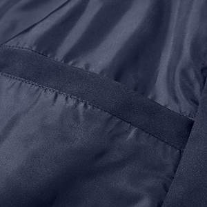 Blouson Bomber Unisexe Décontracté S-5XL avec Fermeture Éclair, Hiver, Style Aviateur, en Toile, Col Mandarin, Coupe-Vent, pour la Randonnée, Teint Uni - Product Image 4