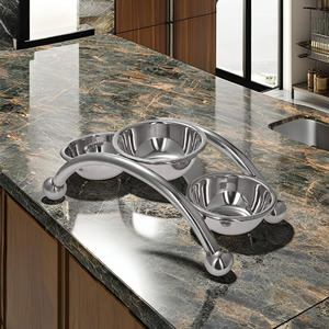 Stainless Steel 3-Tier salad <b>stand</b> for Buffet - Product Image 5