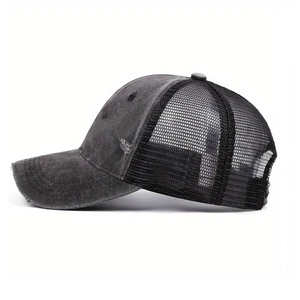 Gorra deportiva modal de alta calidad, ajustada, con diseño moderno, gorra de malla tipo trucker y gorra de béisbol con logo, gorra trucker para exteriores. - Product Image 3