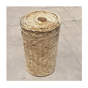Tapis en bambou naturel fait main, écran en bambou tissé pour décoration intérieure rustique, revêtement mural, panneaux de plafond et séparateurs de pièce - Product Image 4