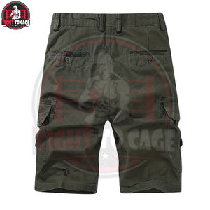 Service OEM – Nouveauté 2026 – Short Cargo Décontracté pour Homme en Coton 100% – Couleur Verte – Qualité Supérieure – Confortable pour l'Été - Product Image 2
