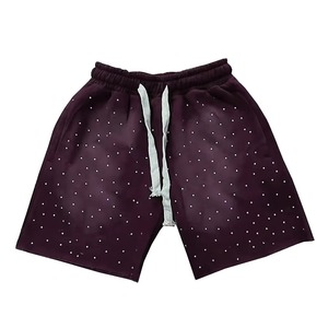 Latest Design Acid Wash Shorts Made In Pakistan Street Style Wholesale Custom Acid Wash Shorts - Product Image 4