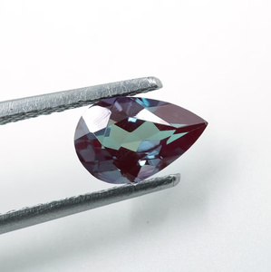 Piedra Preciosa de Alejandrita Natural con Corte de Pera, 0.80ct, Piedra que Cambia de Color, 3mm - Product Image 6