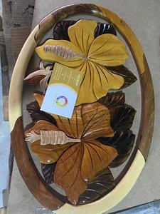 Meilleur prix Tortue de mer en bois fabriqué à la main Intarsia pour la maison décoration murale créative maison fête cadeau - Product Image 3