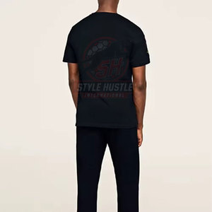 T-shirts brodés à faible MOQ, dernier style, tissu doux, nouveau design - Product Image 3