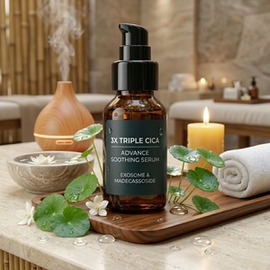 Suero Reparador Calmante Triple CICA 3X 50ml, Marca Privada, Exosoma, Centella, OEM, ODM, MOQ 400 unidades - Product Image 2