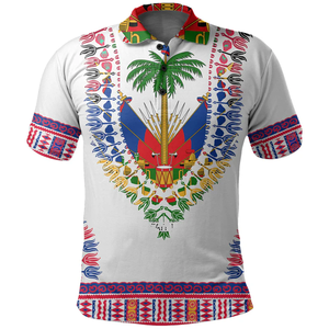 เสื้อเชิ้ตแขนสั้น Falak Corporation รุ่น Summer Haiti ระบายอากาศได้ดี ลายธงชาติฮอนดูราสพิเศษ ลายดอกไม้ ผ้ายืดสแปนเด็กซ์/โพลีเอสเตอร์ - Product Image 1