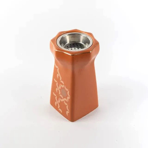 Arabic Reddish-Brown Metal Incense Burner With White Pattern Accents Perfect For Infusing A Fragrant Ambience In Modern <b>Homes</b> - Product Image 4