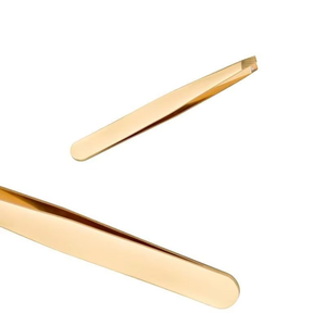 Pinzas Profesionales de Lujo para Cejas, de Acero Inoxidable, Punta Inclinada, Herramienta de Precisión para Depilar, Ecológicas y Ligeras - Product Image 5